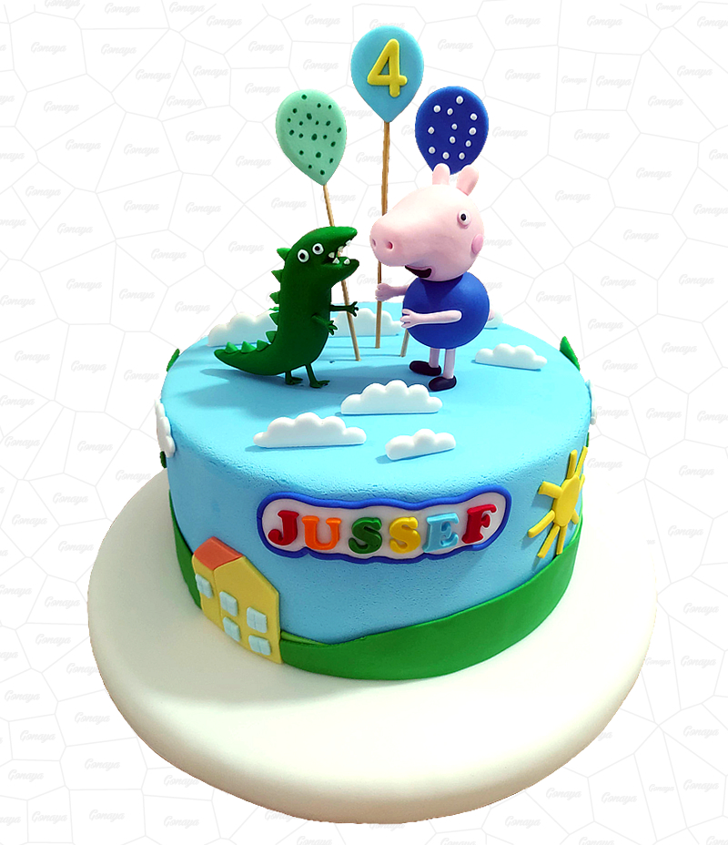 Torta de George (Peppa Pig) - GONAYA ANTOJOS