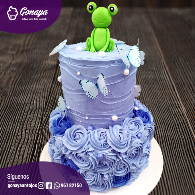 Cake Ranita en el estanque